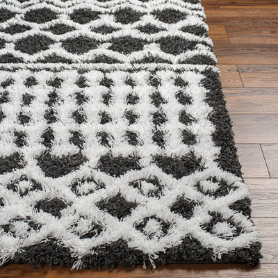 LIVABLISS Urban Shag USG-2344 Black Area Rug