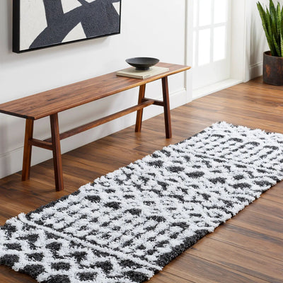 LIVABLISS Urban Shag USG-2344 Black Area Rug