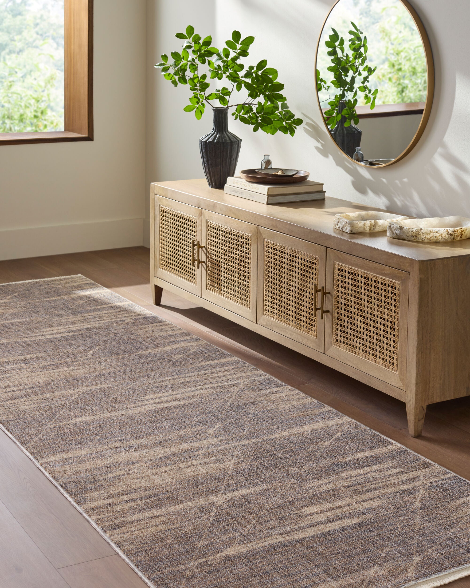 Frank Lloyd Wright Foundation x LIVABLISS Usonia USO-2300 Gray Area Rug