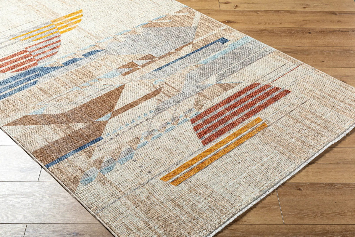 Usonia USO-2303 White Area Rug by Frank Lloyd Wright Foundation x LIVABLISS