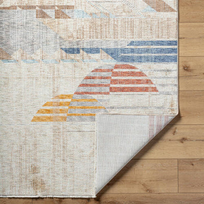 Frank Lloyd Wright Foundation Usonia USO-2303 White Area Rug by LIVABLISS