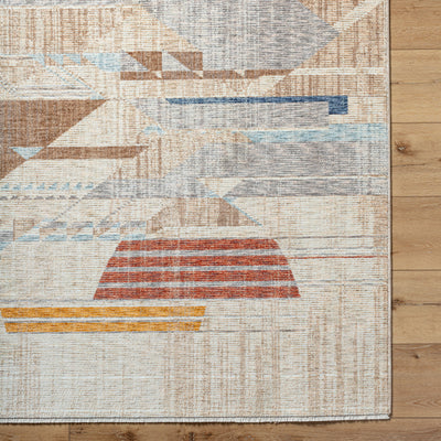 Frank Lloyd Wright Foundation Usonia USO-2303 White Area Rug by LIVABLISS