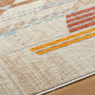 Frank Lloyd Wright Foundation Usonia USO-2303 White Area Rug by LIVABLISS