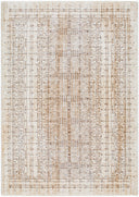 Frank Lloyd Wright Foundation Usonia USO-2304 White Area Rug by LIVABLISS