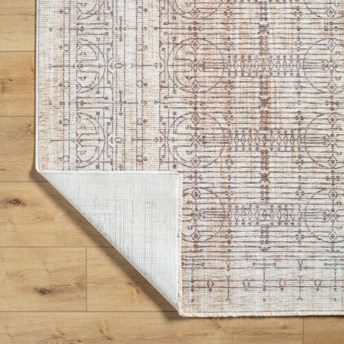 Frank Lloyd Wright Foundation Usonia USO-2304 White Area Rug by LIVABLISS