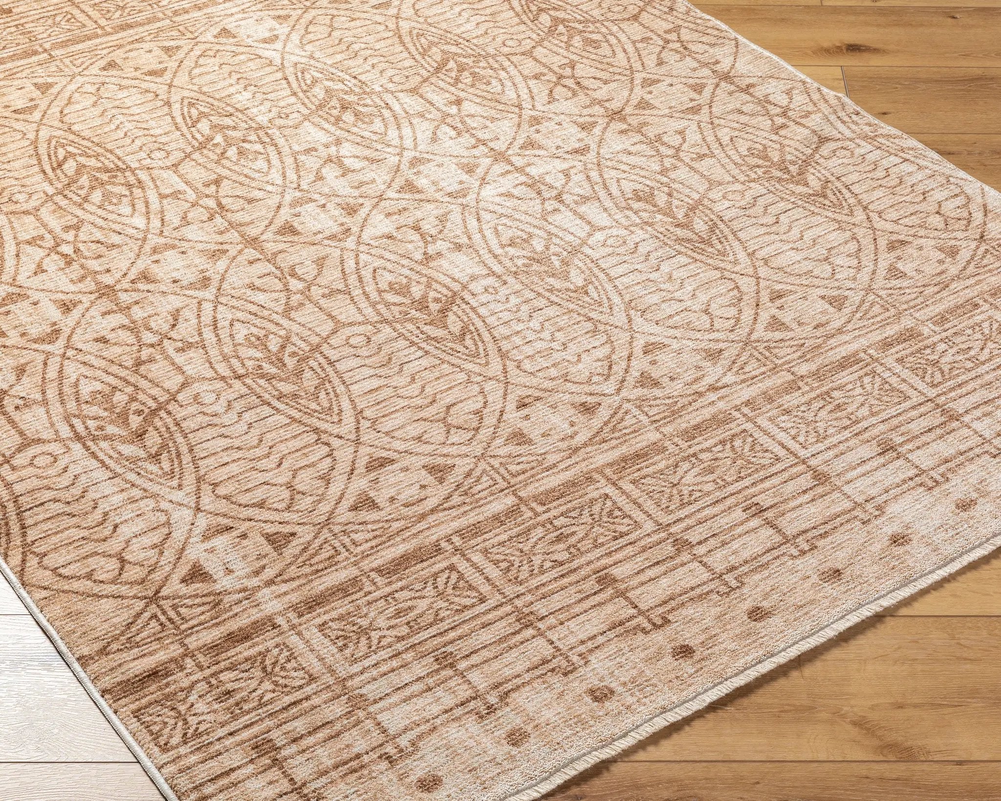 Usonia USO-2305 White Area Rug by Frank Lloyd Wright Foundation x LIVABLISS