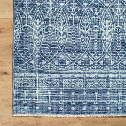 Frank Lloyd Wright Foundation x LIVABLISS Usonia USO-2306 Ice Blue Area Rug