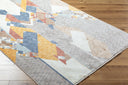 Frank Lloyd Wright Foundation Usonia USO-2307 White Area Rug by LIVABLISS