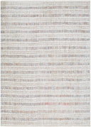 Frank Lloyd Wright Foundation Usonia USO-2308 White Area Rug by LIVABLISS