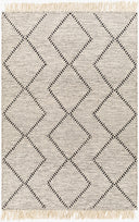 Surya Uttar UTT-2303 Black Area Rug by LIVABLISS
