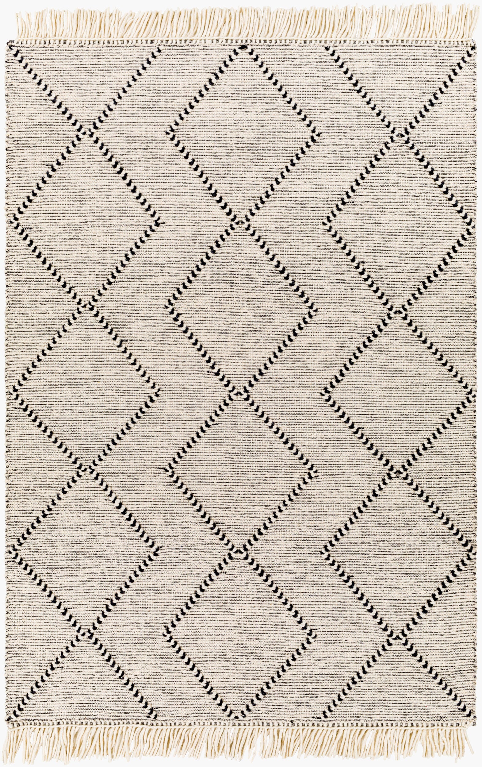 Surya Uttar UTT-2303 Black Area Rug by LIVABLISS