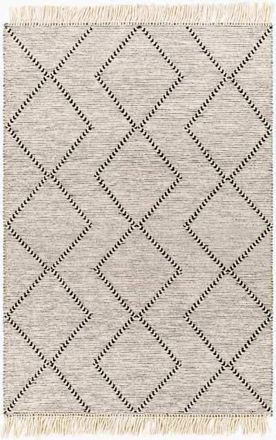 Surya Uttar UTT-2303 Black Area Rug by LIVABLISS