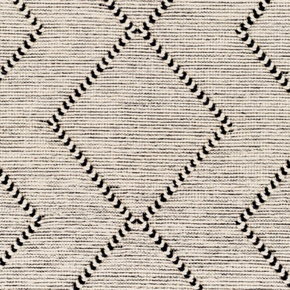 Surya Uttar UTT-2303 Black Area Rug by LIVABLISS