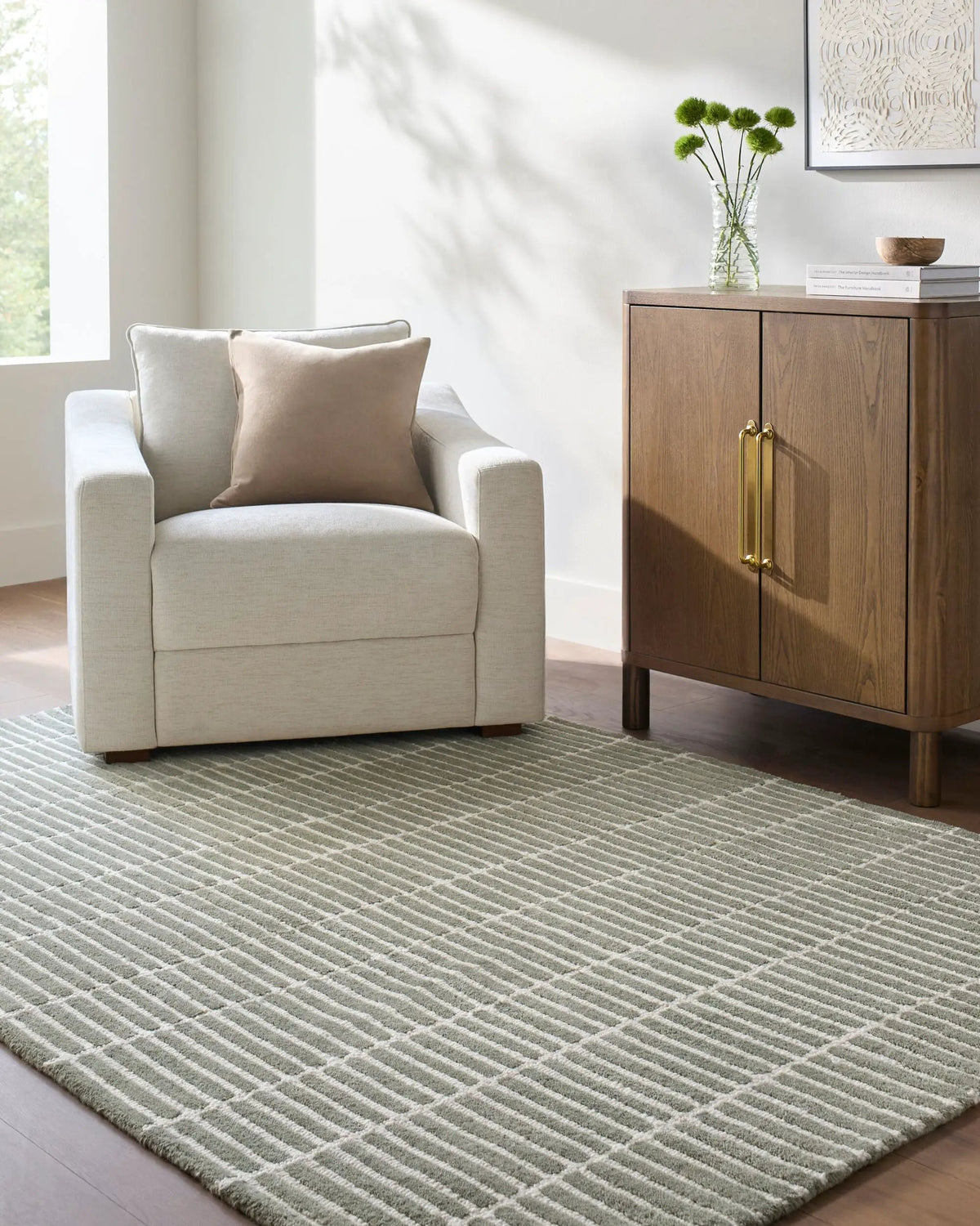 LIVABLISS Vista VIT-2303 Olive-Gray Area Rug