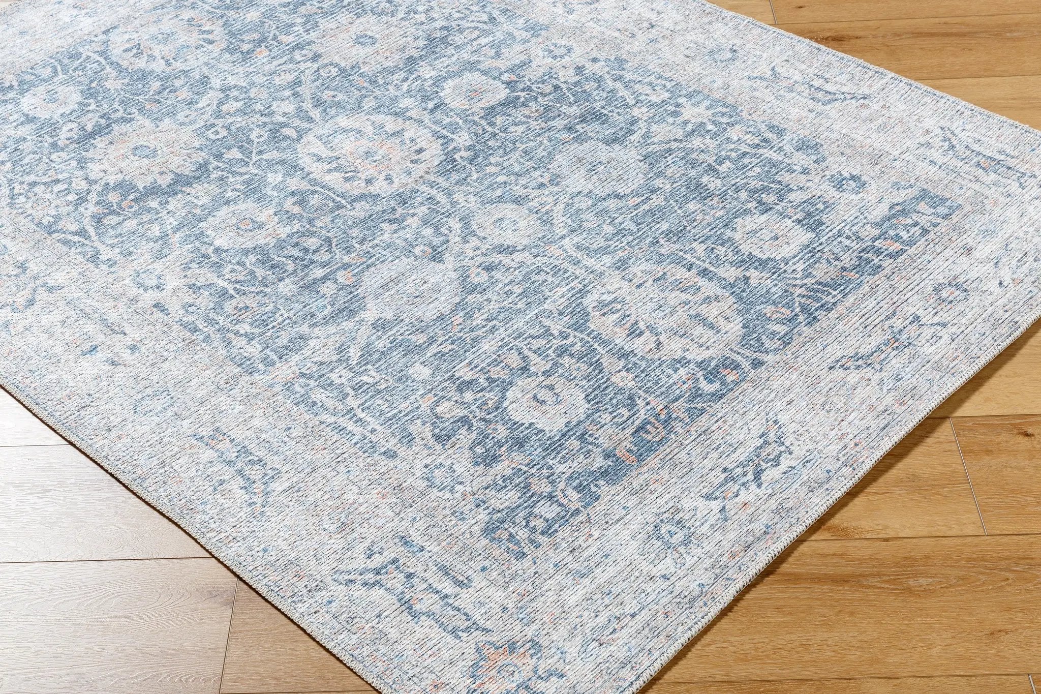 Vinny VNY-2306 Dark-Blue Area Rug by LIVABLISS