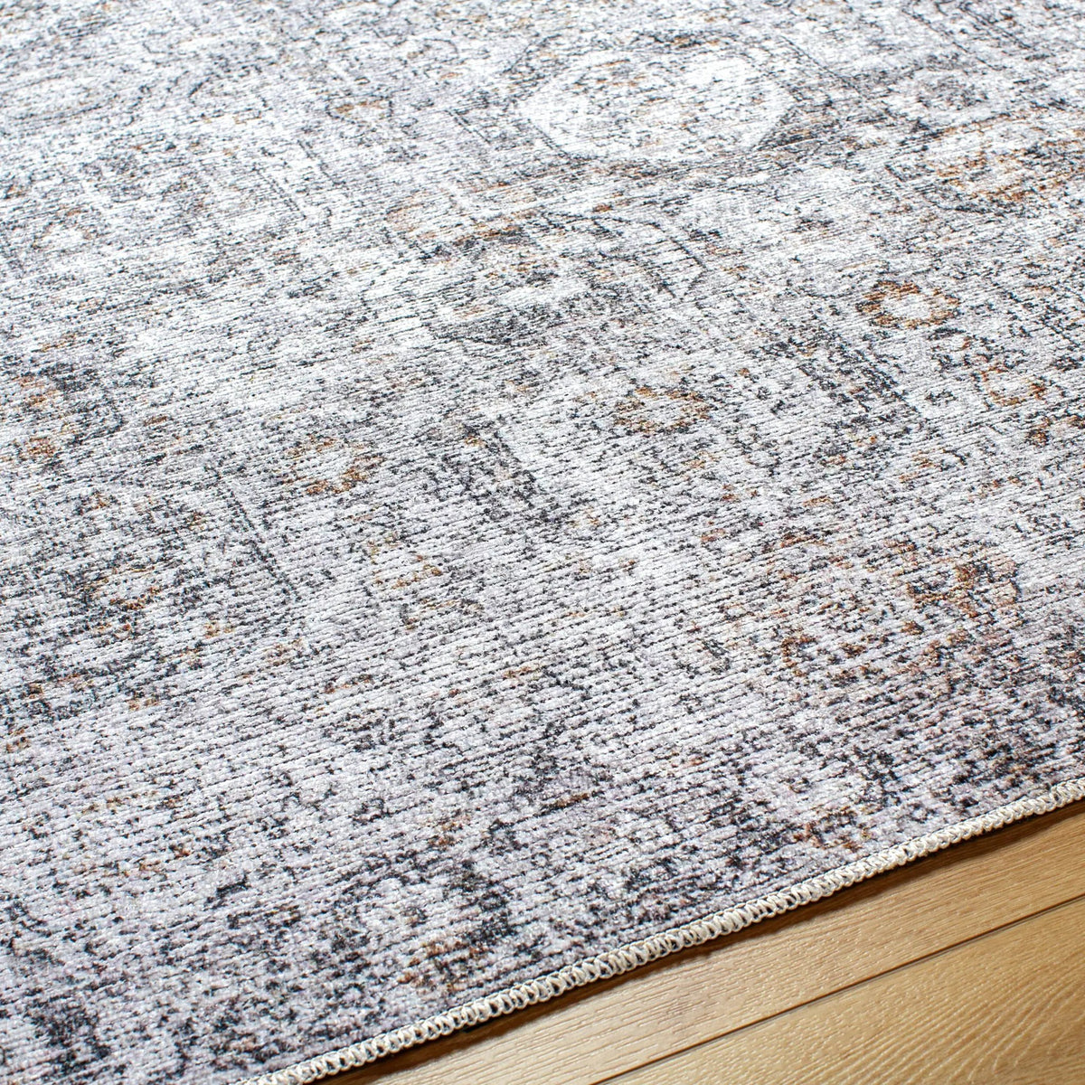 Vinny VNY-2309 Light-Gray Area Rug by LIVABLISS