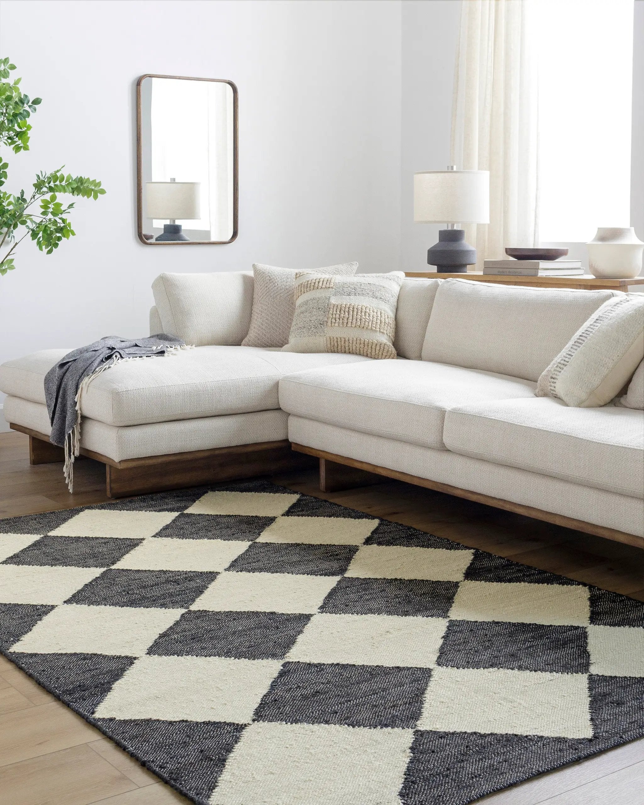 Antho VVAT-2300 Charcoal Area Rug by LIVABLISS
