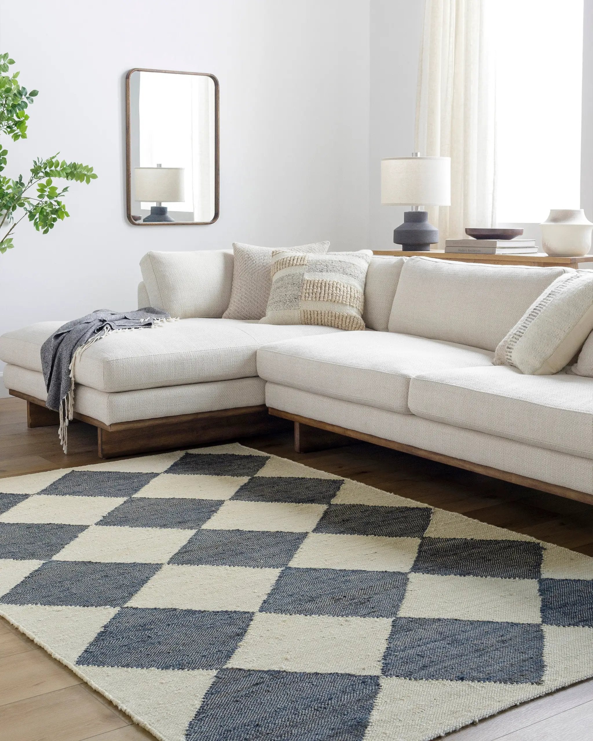 Antho VVAT-2302 Ivory Area Rug by LIVABLISS