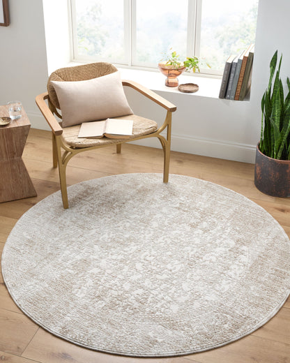 Vivir Beth VVBE-2300 Cream Area Rug by LIVABLISS