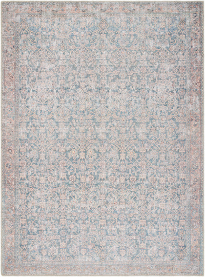 Livabliss Lorelai VVLO-2301 Deep Teal Machine Washable Area Rug