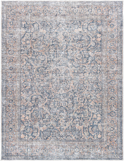 Vivir Lorelai VVLO-2302 Black Machine Washable Area Rug by LIVABLISS