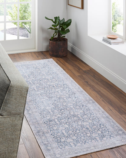 Vivir Lorelai VVLO-2304 Light Beige Machine Washable Area Rug by LIVABLISS