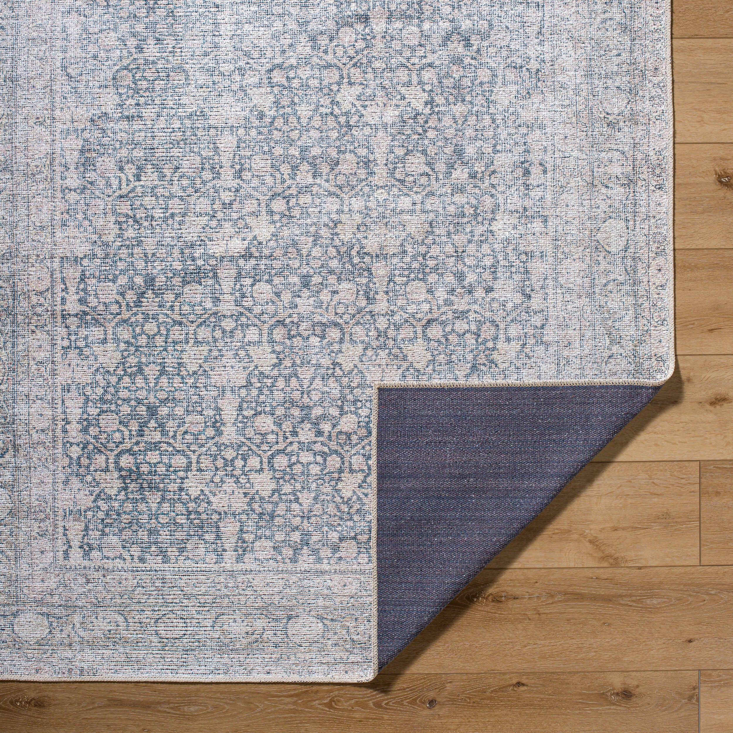 Vivir Lorelai VVLO-2304 Light Beige Machine Washable Area Rug by LIVABLISS