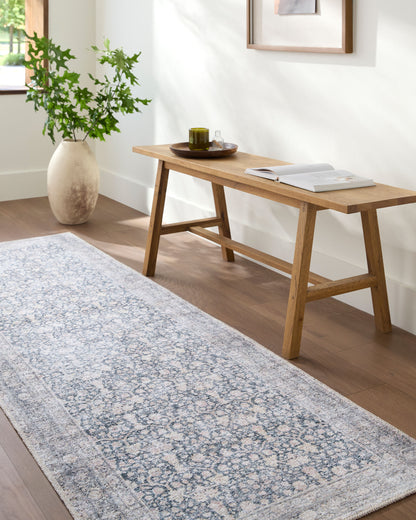 Vivir Lorelai VVLO-2304 Light Beige Machine Washable Area Rug by LIVABLISS