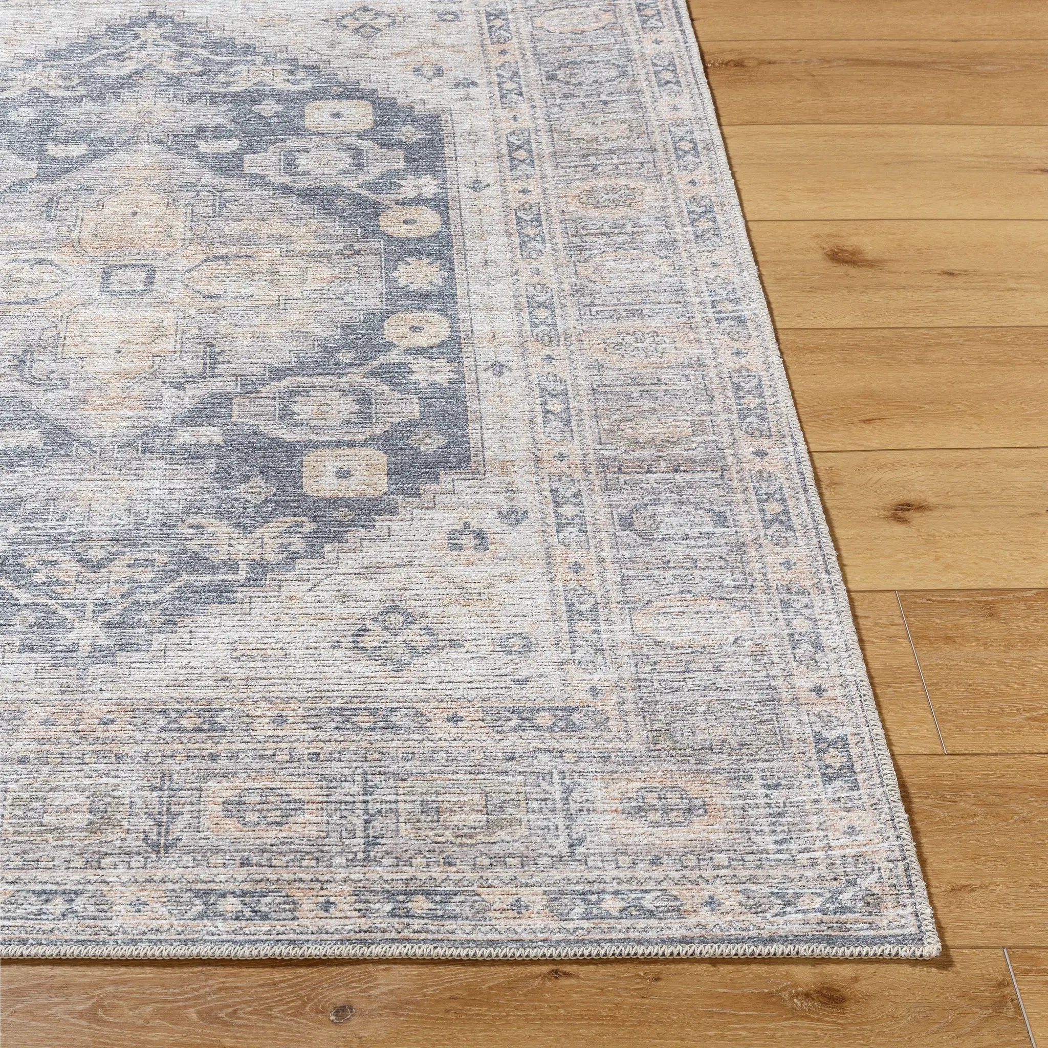 Lorelai VVLO-2306 Black Area Rug by LIVABLISS