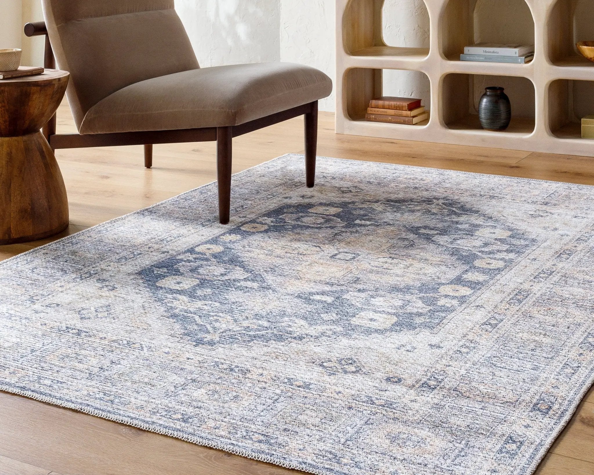 Lorelai VVLO-2306 Black Area Rug by LIVABLISS
