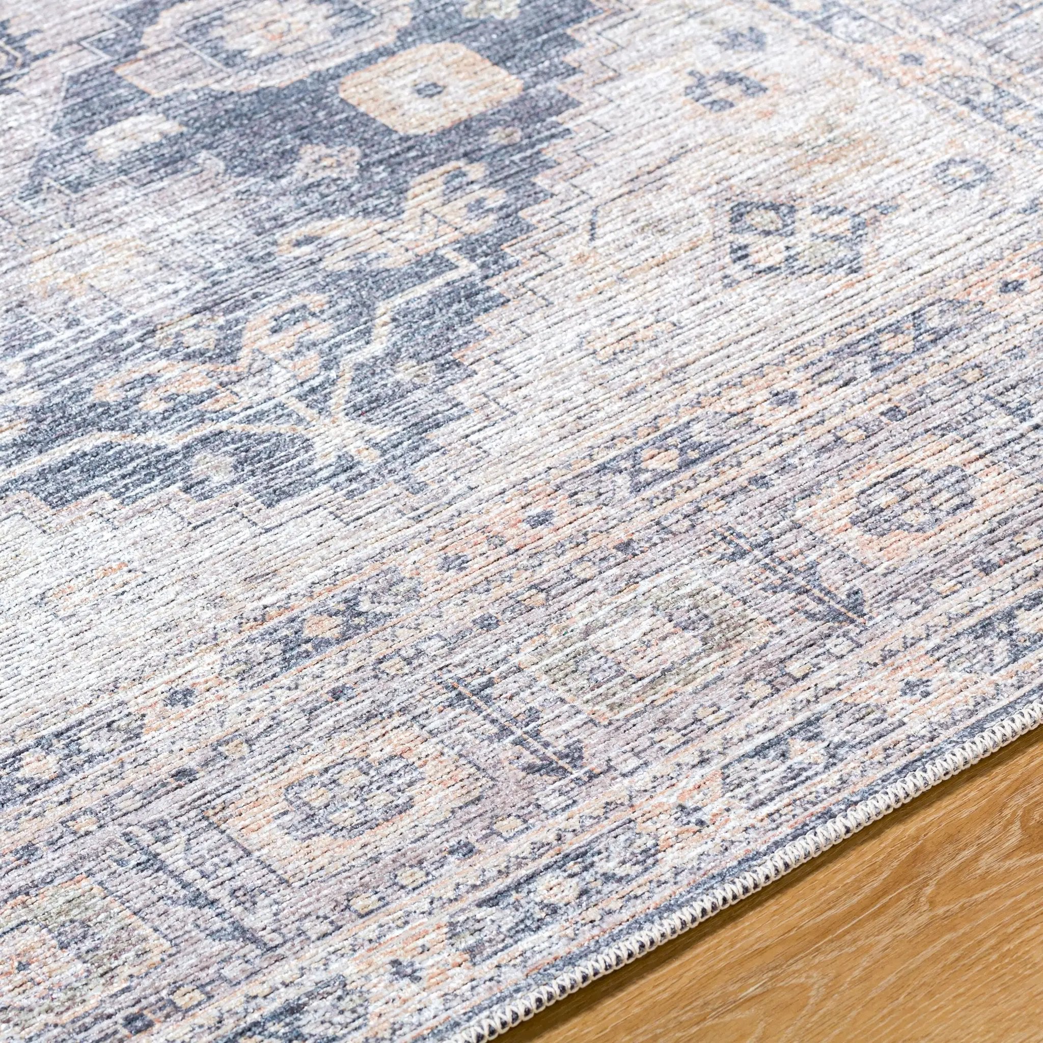 Lorelai VVLO-2306 Black Area Rug by LIVABLISS