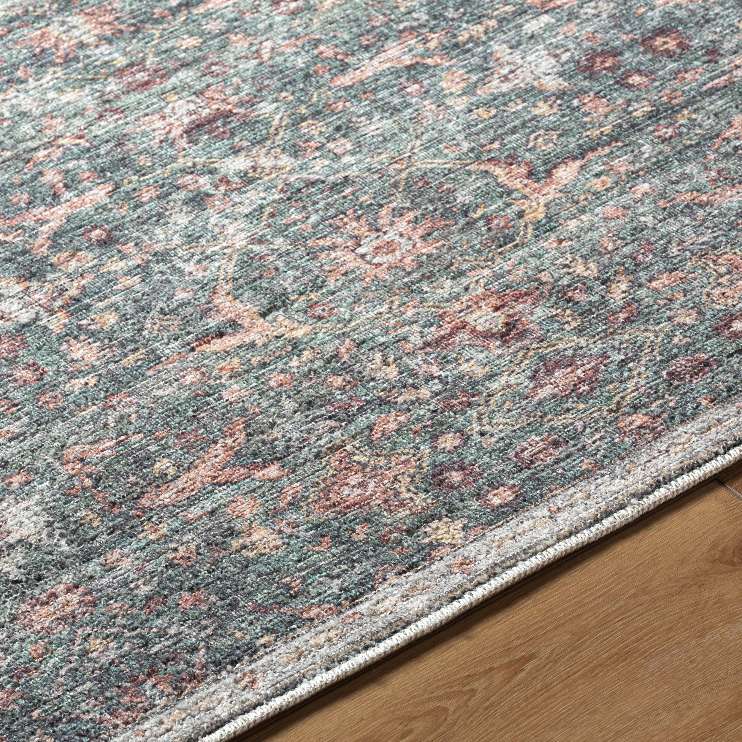 Vivir Mary VVMR-2301 Sage Area Rug by LIVABLISS