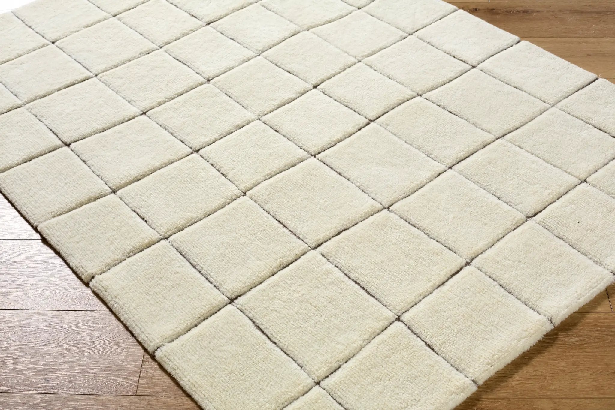 Wooly WOL-2301 Ivory Area Rug by LIVABLISS