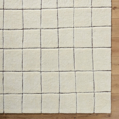 Surya Wooly WOL-2301 Ivory Machine Washable Area Rug by LIVABLISS