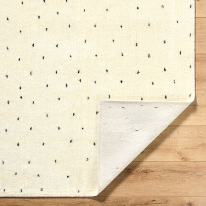 Surya Wooly WOL-2303 Ivory Machine Washable Area Rug by LIVABLISS