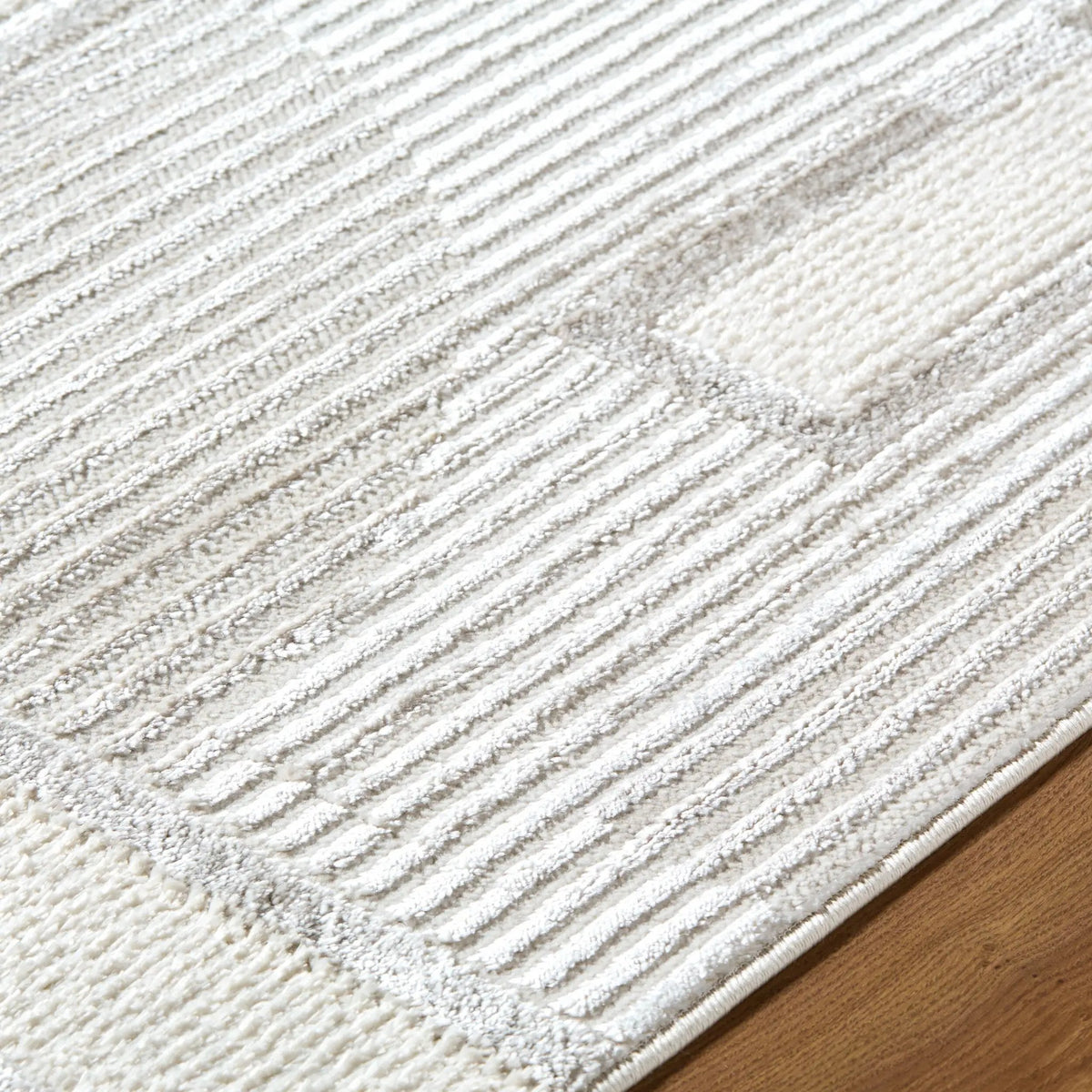Wolly WOY-2300 Ivory Area Rug by LIVABLISS