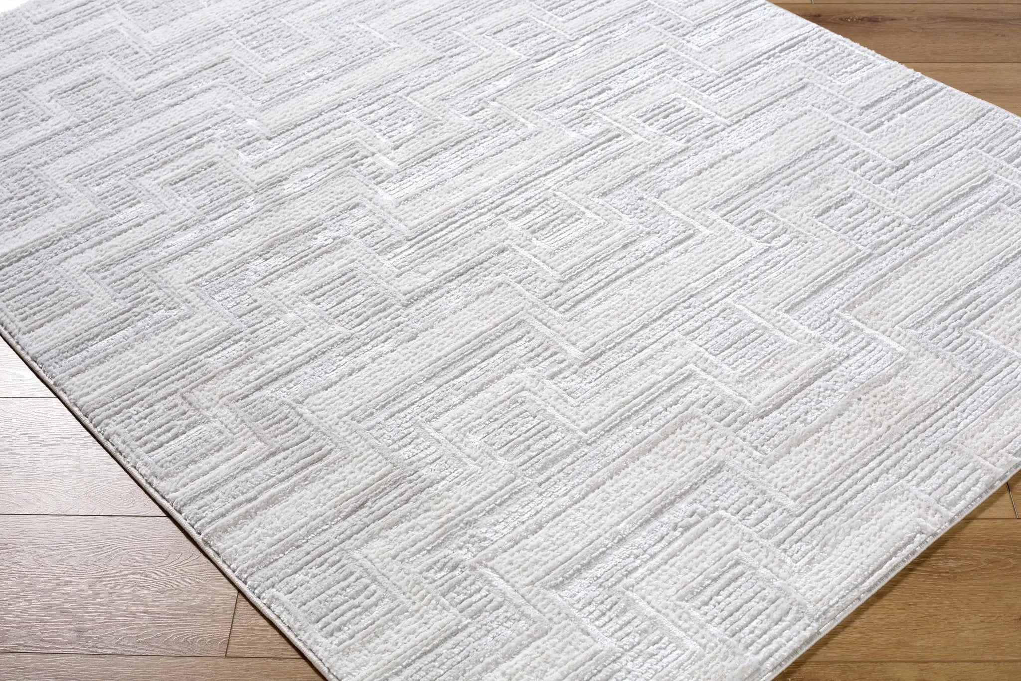 Wolly WOY-2301 Ivory Area Rug by LIVABLISS