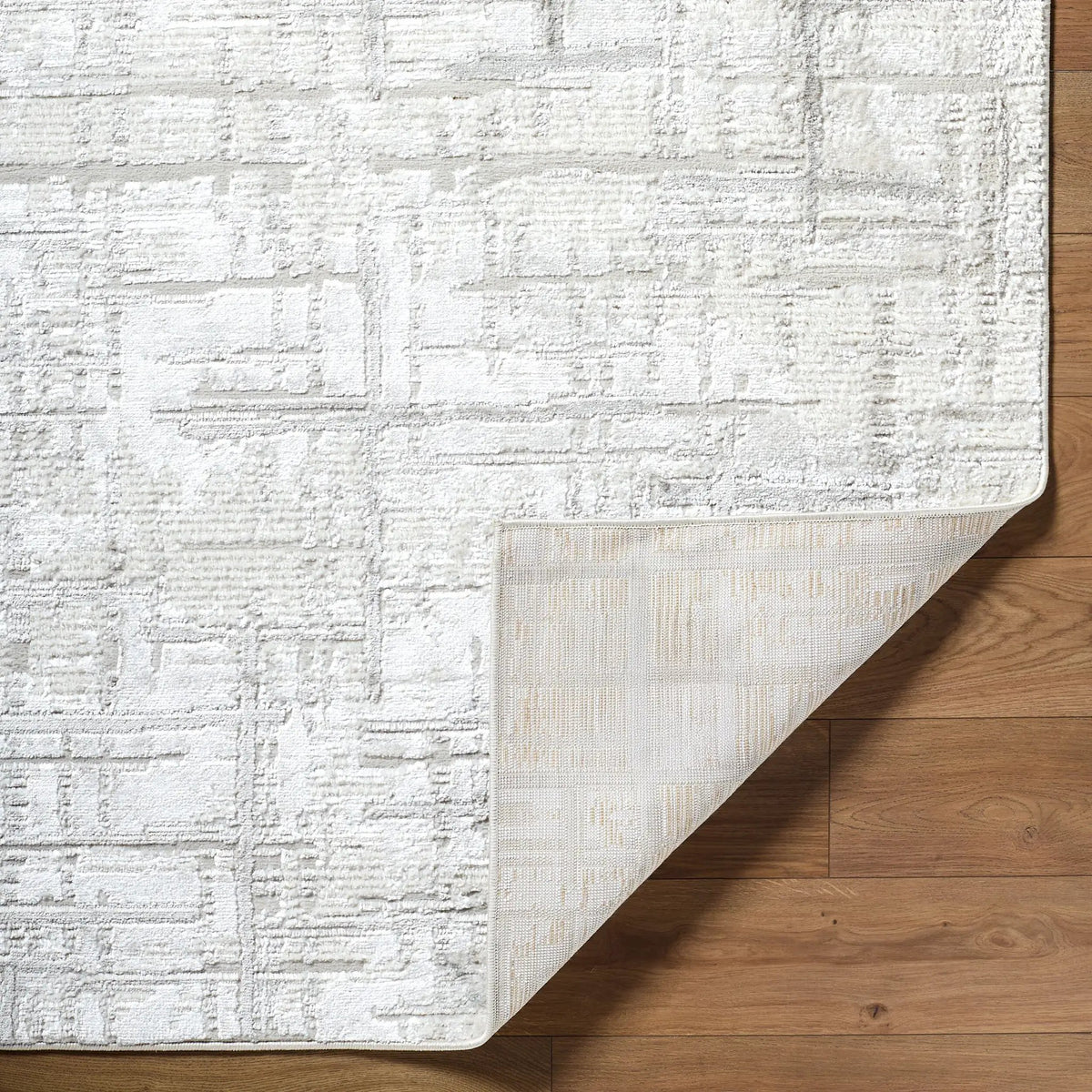 Wolly WOY-2303 Ivory Area Rug by LIVABLISS
