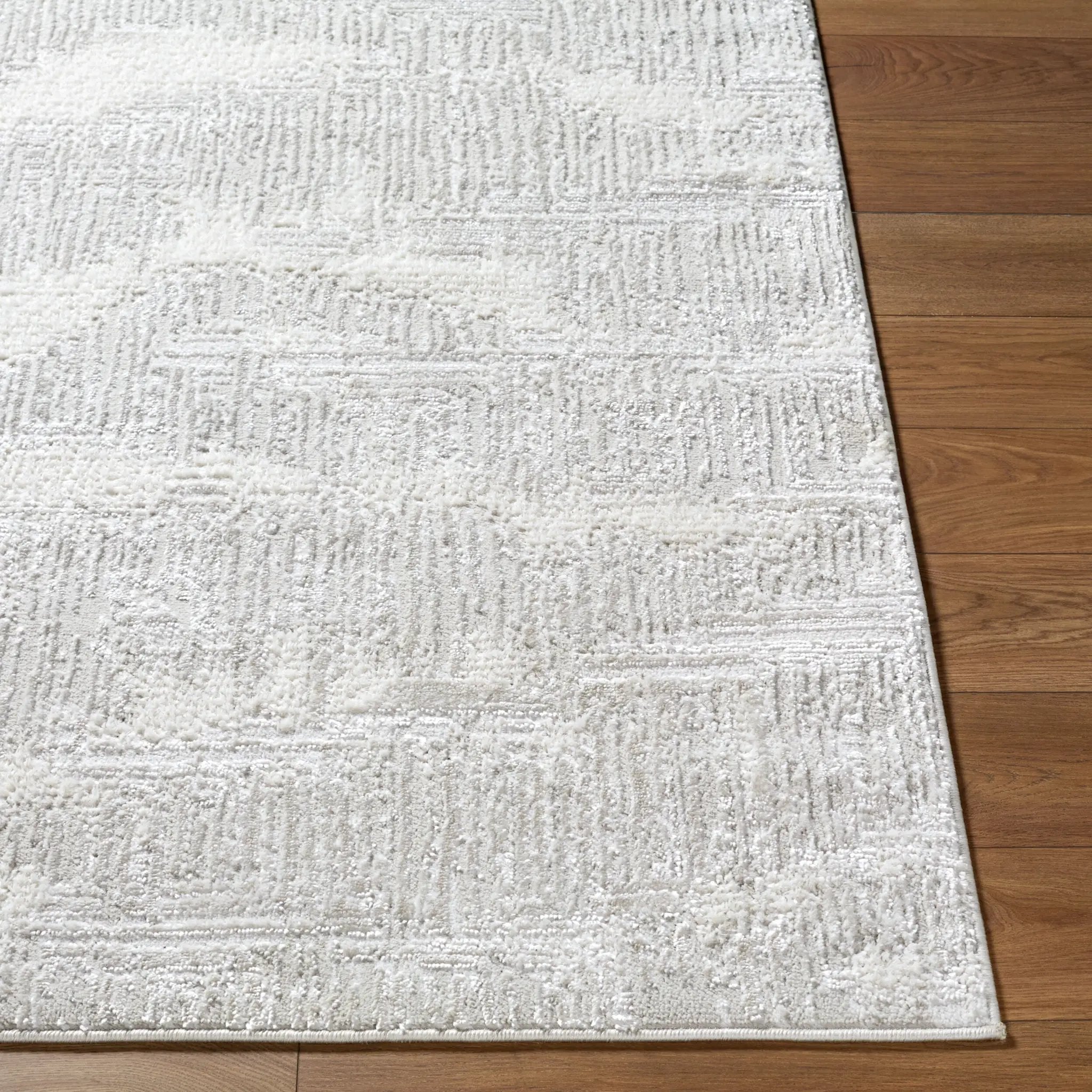 Wolly WOY-2306 Ivory Area Rug by LIVABLISS