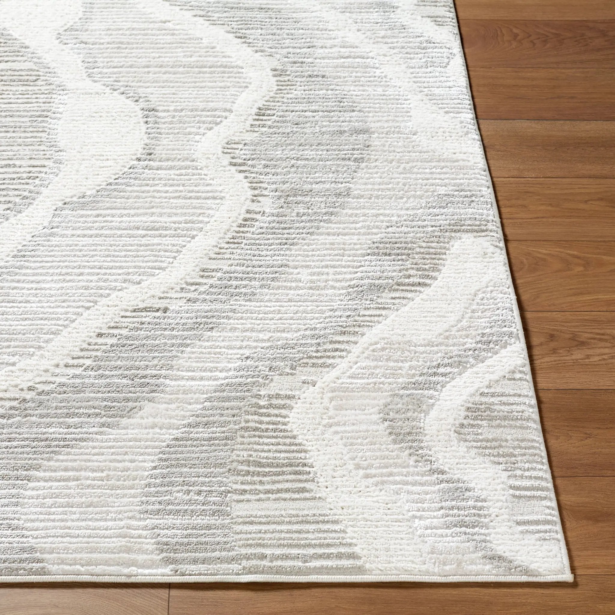 Wolly WOY-2307 White Area Rug by LIVABLISS