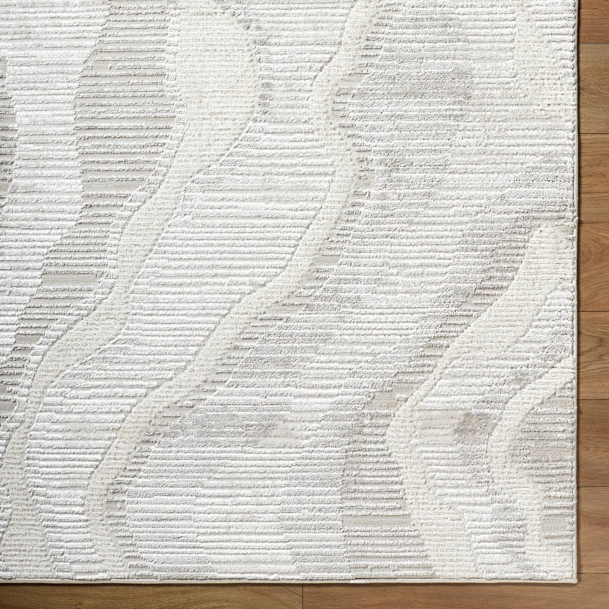 Wolly WOY-2307 White Area Rug by LIVABLISS