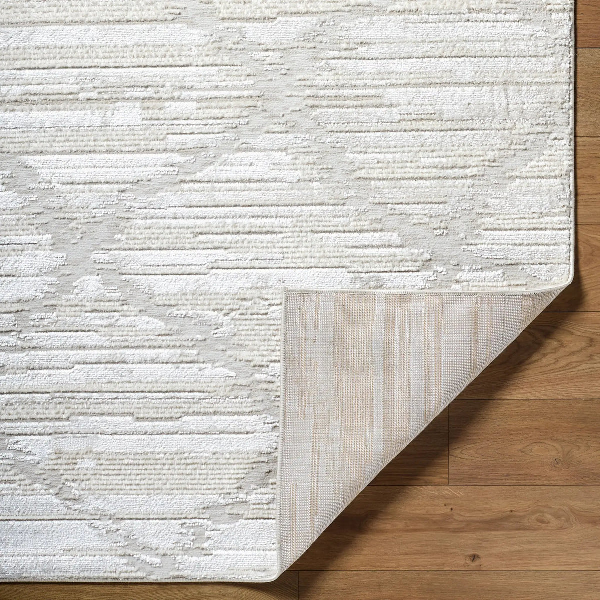 Wolly WOY-2308 Ivory Area Rug by LIVABLISS