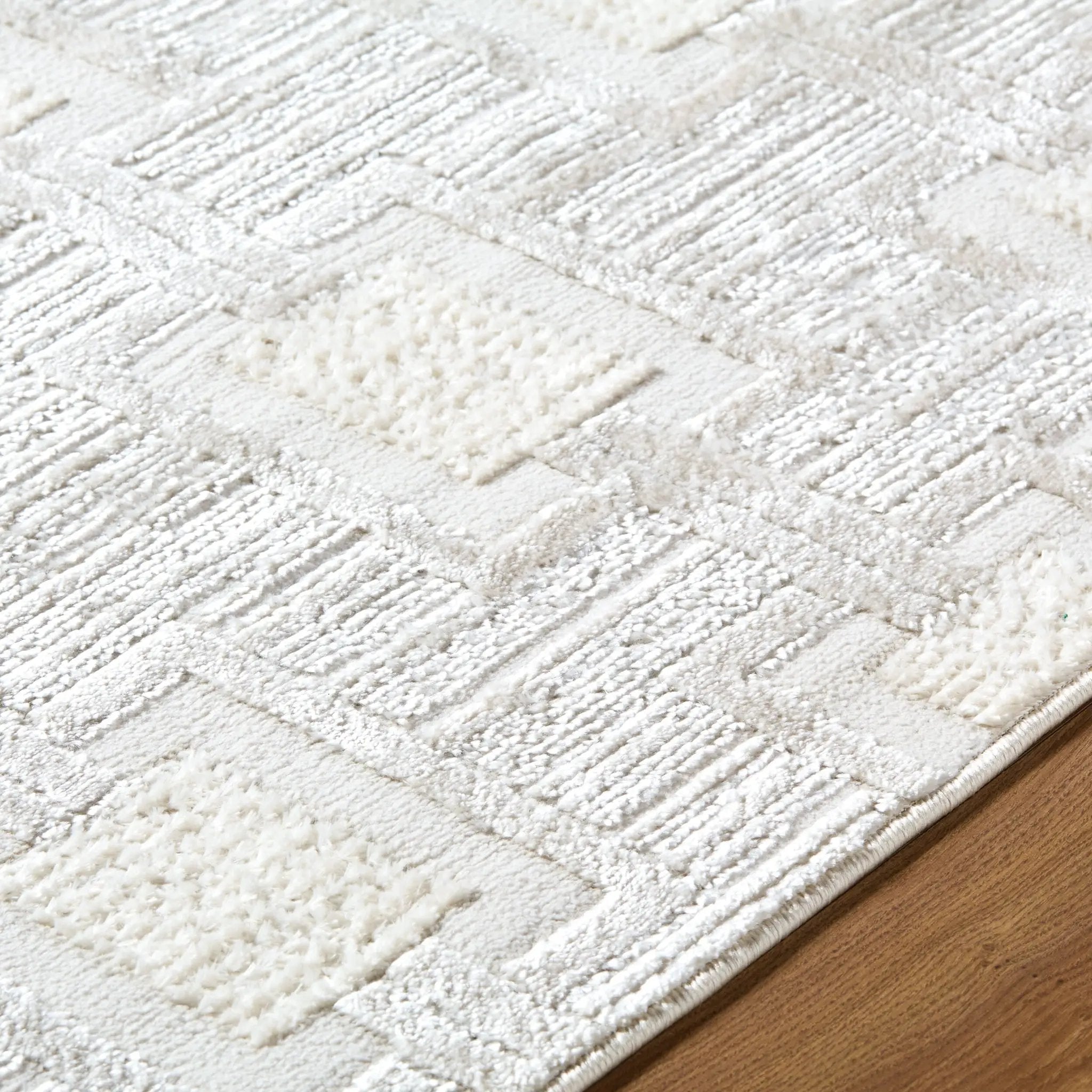 Wolly WOY-2311 Ivory Area Rug by LIVABLISS