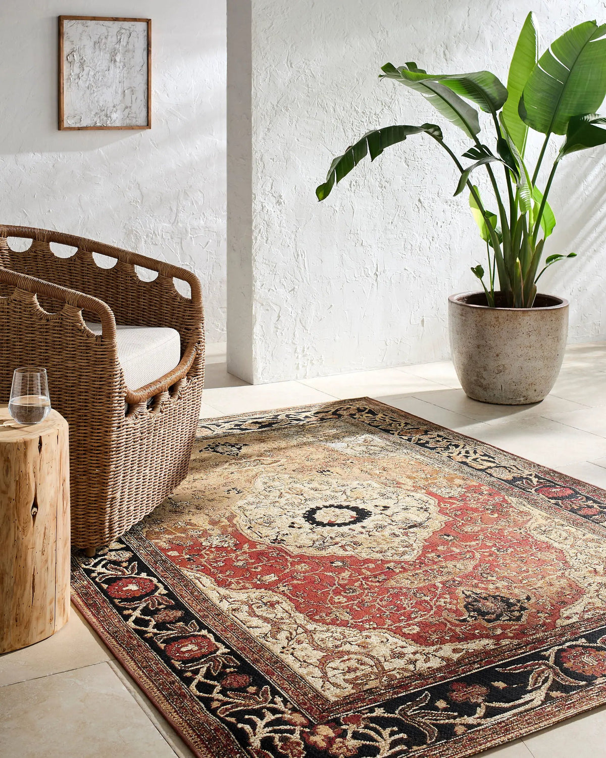 LIVABLISS Warsaw WSW-2303 Crimson Area Rug