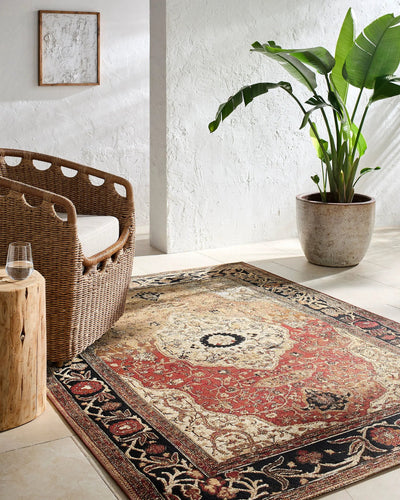 LIVABLISS Warsaw WSW-2303 Crimson Area Rug