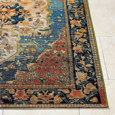 LIVABLISS Warsaw WSW-2304 Indigo Area Rug