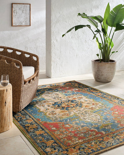 LIVABLISS Warsaw WSW-2304 Indigo Area Rug