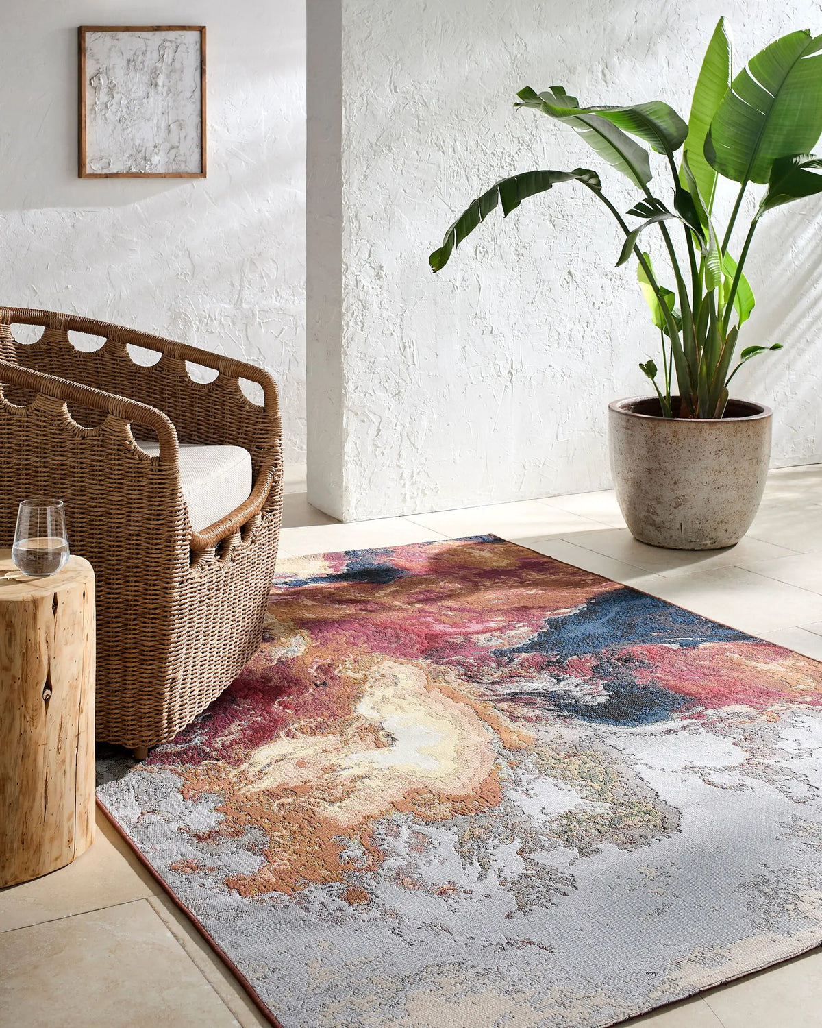 LIVABLISS Warsaw WSW-2306 Crimson Area Rug