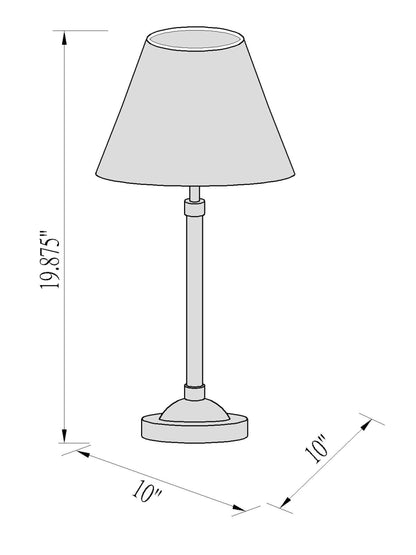 Surya Xander XDR-001 Lighting Accent Table Lamp by LIVABLISS
