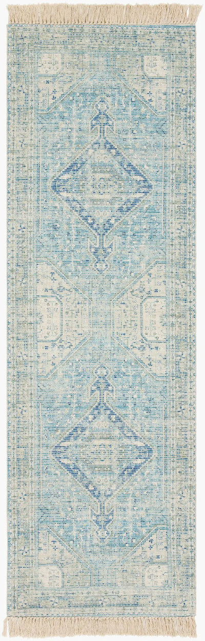 LIVABLISS Zainab ZAI-2304 Aqua Area Rug